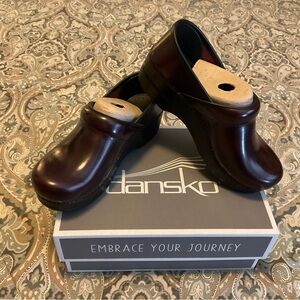 Dansko Brown Leather Mules